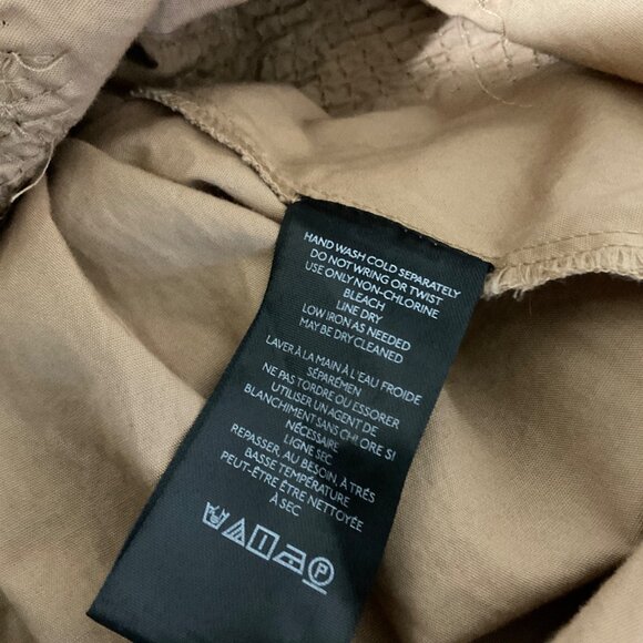 Maeve The Bennet Buttondown Sequin Shirt Tan Size XS - Picture 8 of 14